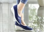 Modische Ballerinas in verschiedenen Farben MARINE