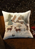 Kissenbezug Rehkitze mit Reissverschluss 
