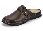 Mubb, bequeme Herren-Clogs, Weite H, mit herausnehmbarem Fussbett MOKKA
