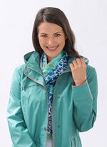 Schal mit Fantasie- und Raubtierfell-Dessin 