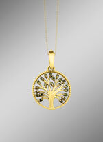 Lebensbaum-Anh&auml;nger mit Diamanten 