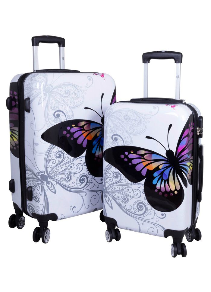 Koffer-Set, 2-teilig, mit integriertem Zahlenschloss 