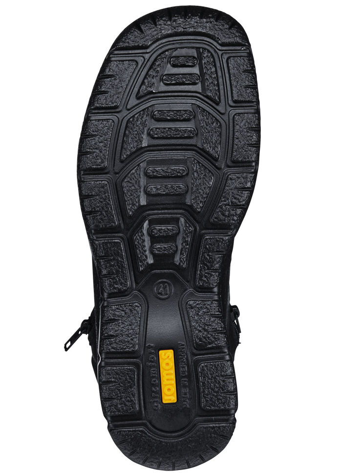 GINO GALANTE, gefütterte Herren-Boots, Winterschuhe, mit Lammfell SCHWARZ