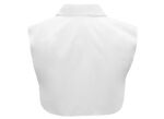 Klaus Modelle, Damen-Blusenkragen, aus feinem Popeline WEISS
