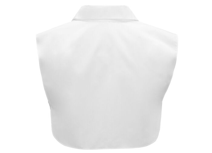 Klaus Modelle, Damen-Blusenkragen, aus feinem Popeline WEISS