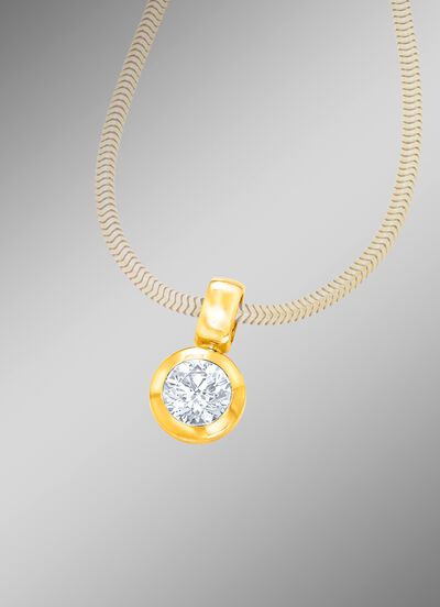 Anh&auml;nger mit Brillant 