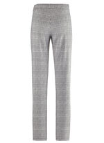 Hose mit aktueller Glencheck-Dessinierung SCHWARZ-ECRU