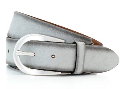 Trendiger Damen-G&uuml;rtel, aus Leder, 3,5 cm breit 