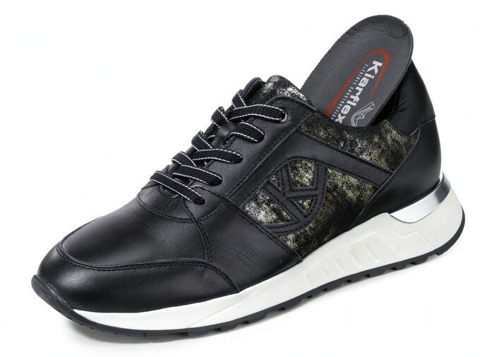 Sneaker im modischem Design SCHWARZ