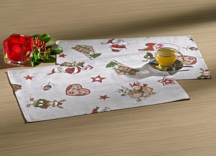 Tisch- und Raumdekoration aus Baumwolle BUNT