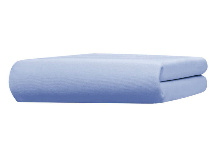 Edel-Jersey-Spannbetttuch von Bellana MITTELBLAU