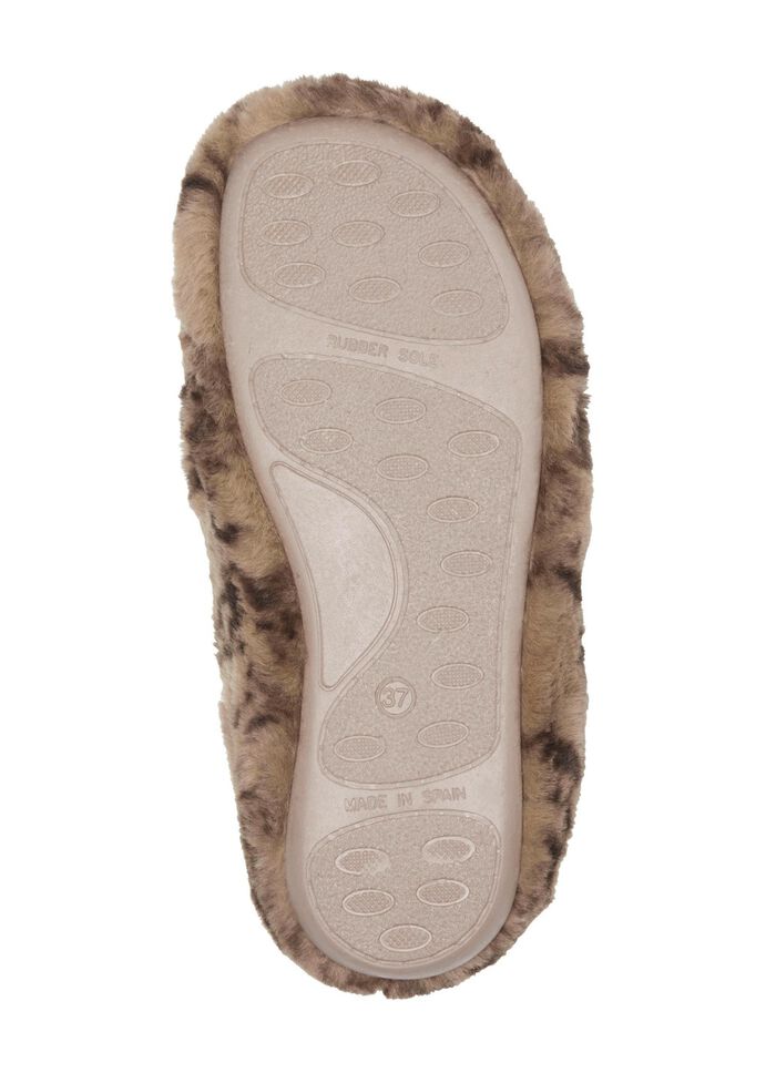 Laurina Pantoffel aus sehr kuscheligem Pl&uuml;schmaterial 