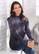 Pullover in aufwendiger Melange-Optik 