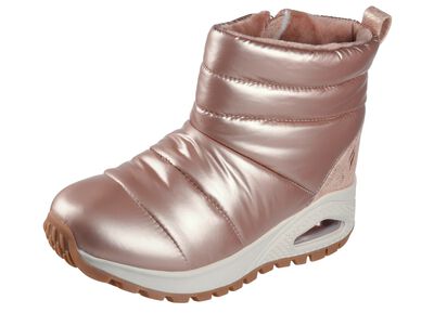 SKECHERS, gef&uuml;tterte Damen-Boots, Winterschuhe, mit Reissverschluss 
