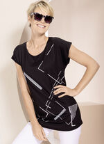 Shirt mit Strasszier 