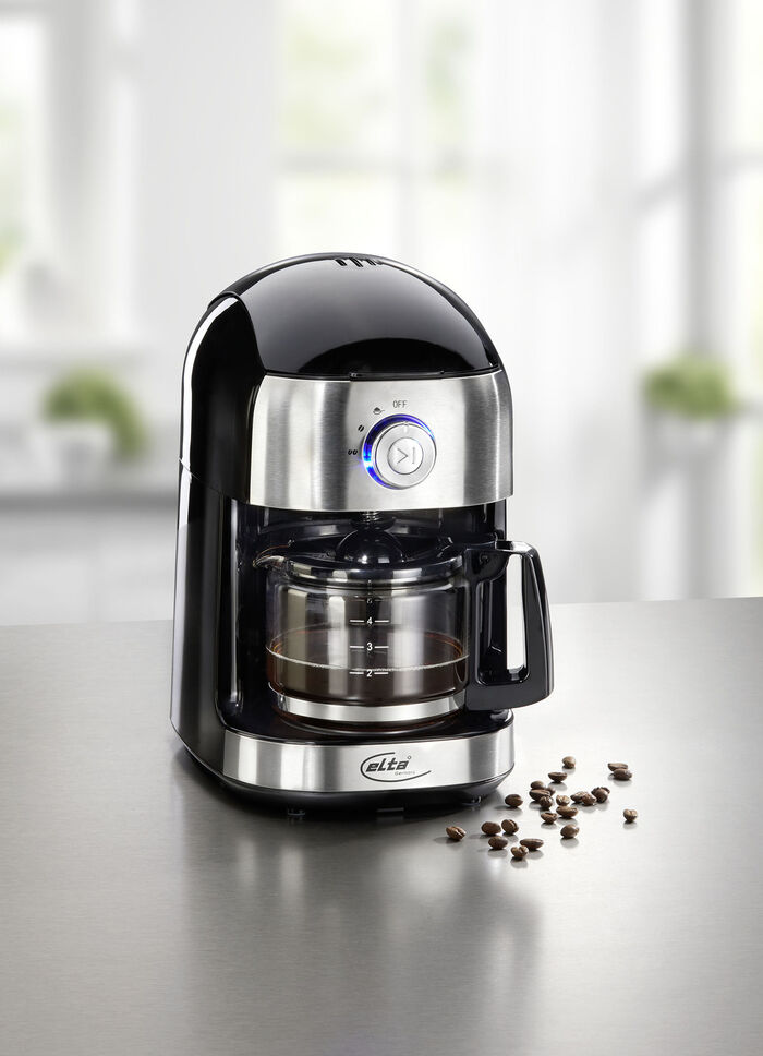 elta Kaffeemaschine mit Edelstahl-Schlagmahlwerk 