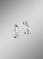 Funkelnde Clipstecker aus Weissgold mit 114 Diamanten 