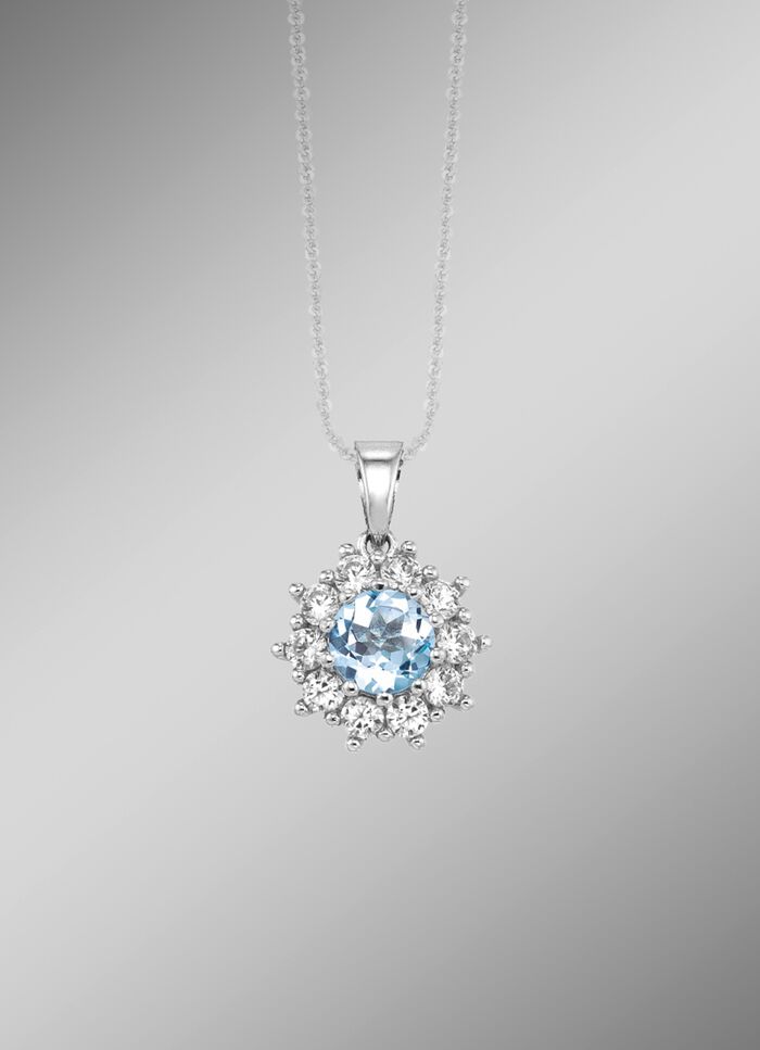 Anh&auml;nger im Blumendesign 