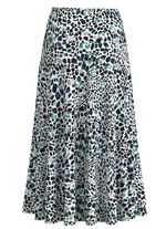 Rock mit farbbrillantem Druck 