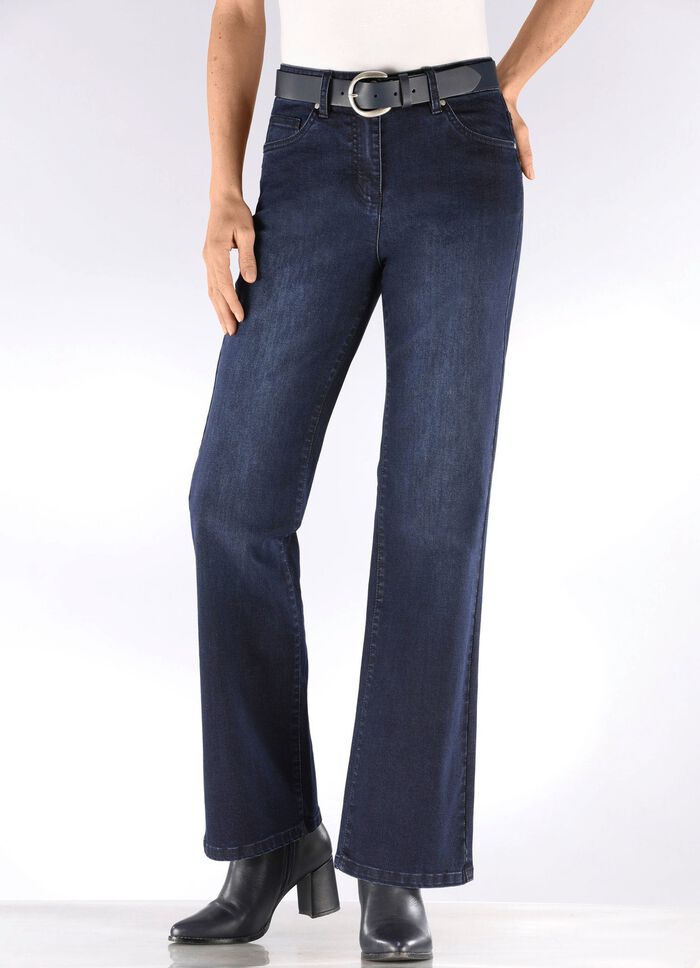 Jeans mit modischer Beinweite  