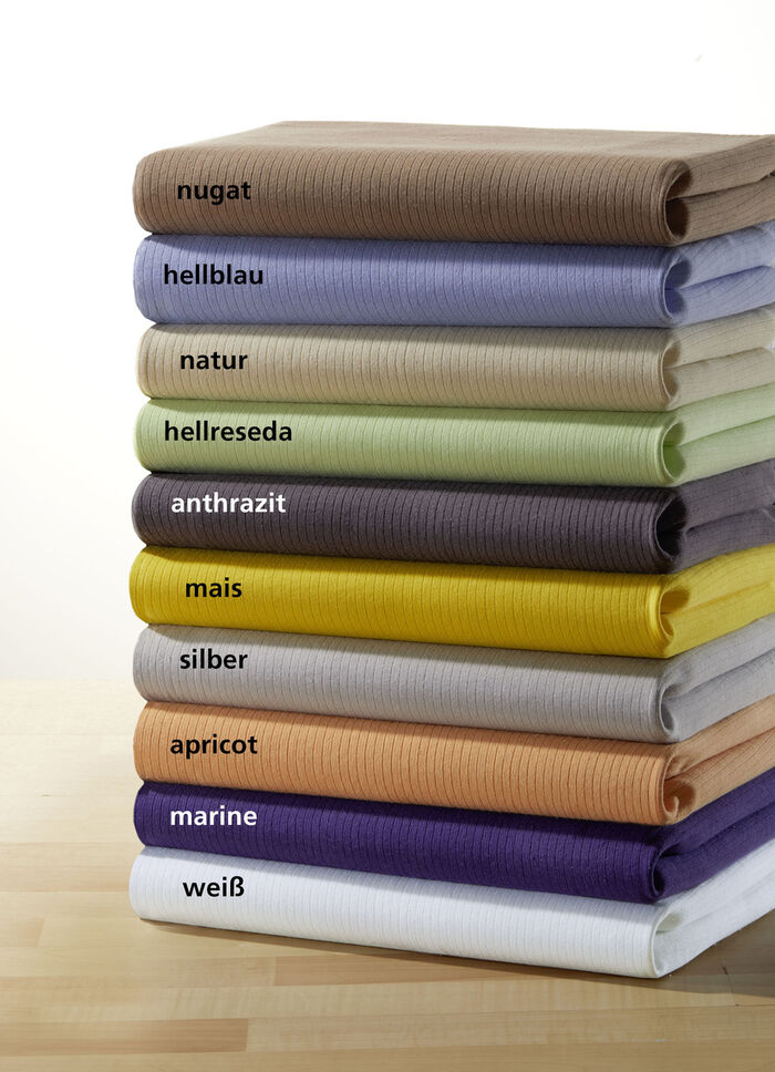 Spannbetttücher mit Sanfor-Ausrüstung HELLBLAU