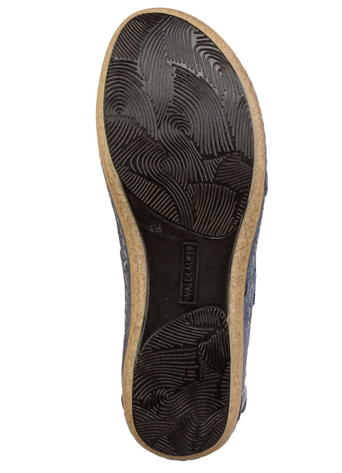 Waldl&auml;ufer, bequeme Damen-Sandalen, Weite H, mit herausnehmbarem Fussbett JEANS
