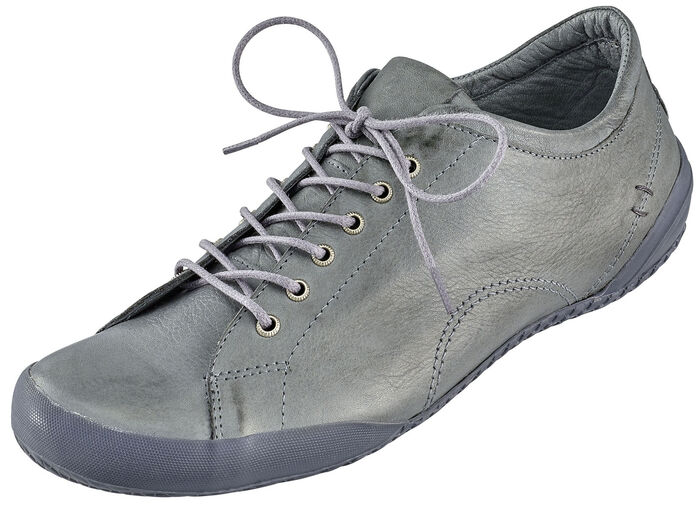 Andrea Conti, klassische Damen-Schnürschuhe, mit herausnehmbarem Lederfussbett GRAFIT