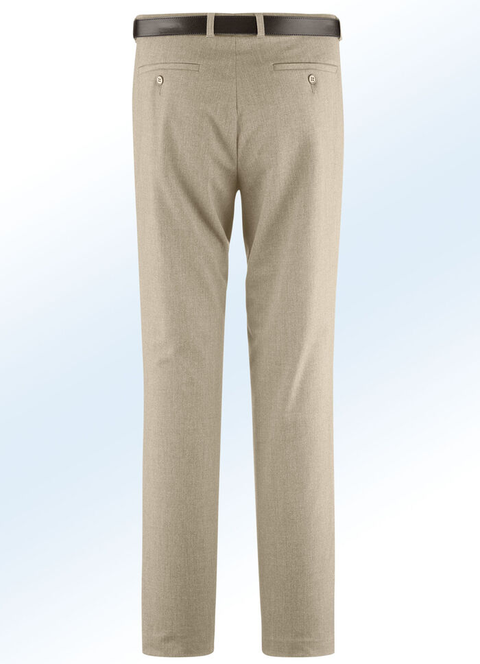 «Klaus-Modelle»-Hose mit Gürtel in 5 Farben BEIGE