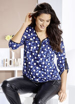 Shirt-Tunika mit V-Ausschnitt 