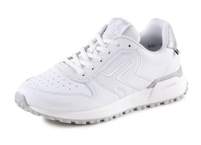 Sneaker aus Nappaleder WEISS