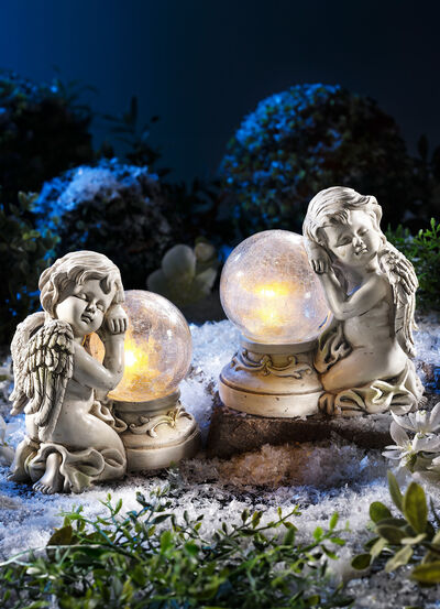 Solarleuchte «Engel», 2er-Set 