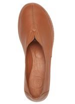 ELENA EDEN Slipper aus Rind-Nappaleder COGNAC