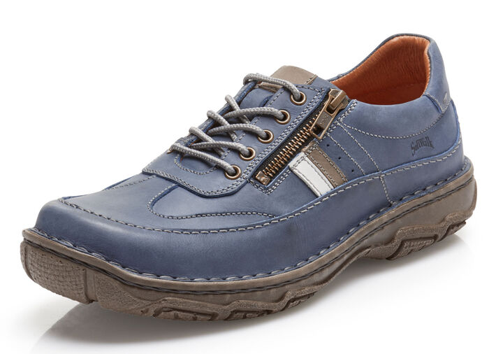 Schnürschuh mit Kontrast-Besätzen JEANS