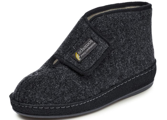 Gef&uuml;tterte Herren-Hausschuhe, mit Schurwolle 