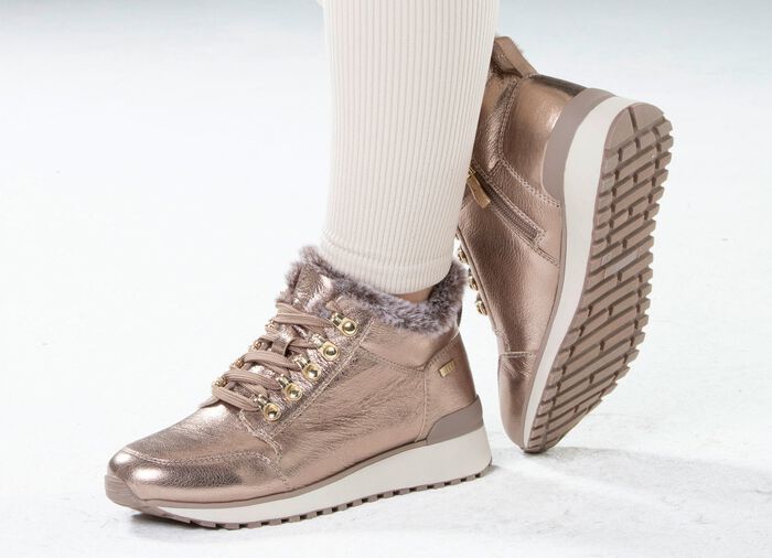 ELENA EDEN, gef&uuml;tterte Damen-Boots, Winterschuhe, Weite G, mit herausnehmbarem Fussbett 