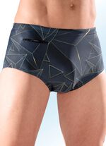 Badehose in h&ouml;herer Slipform mit Reissverschlusstasche 