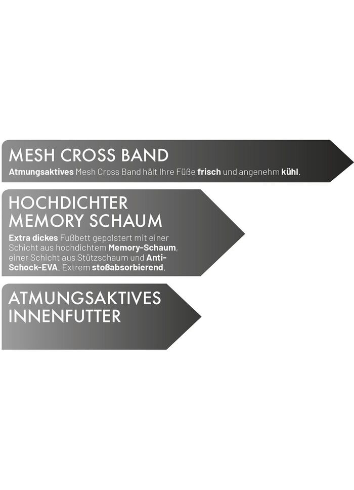 Relax-Cross Slipper f&uuml;r drinnen und draussen 