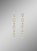 Schicke Ohrstecker mit 80 Brillanten 