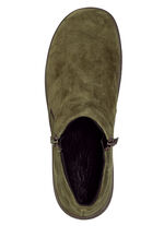 ELENA EDEN, bequeme Damen-Boots, Weite G, mit herausnehmbarem Fussbett OLIV