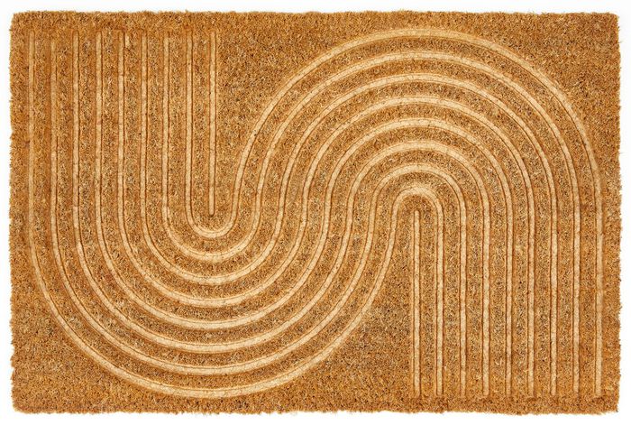 Kokosfussmatte mit rutschhemmender Rückseite 