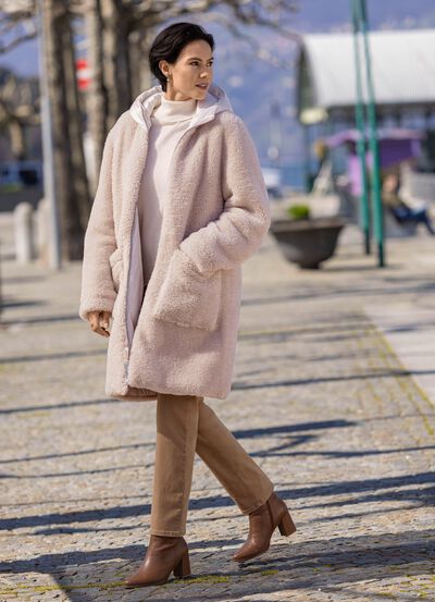 Wende-Kurzmantel im Oversized-Look 
