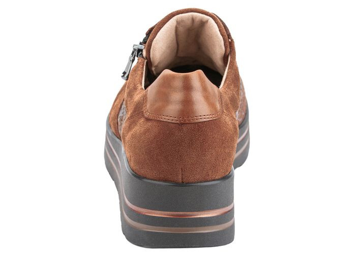 Waldl&auml;ufer Schn&uuml;rschuh mit Stretchmaterial im Ballenbreich 