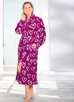 Bademantel mit tollem Herzdruck 