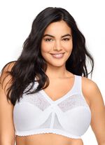 Glamorise St&uuml;tz-BH mit Spitze WEISS