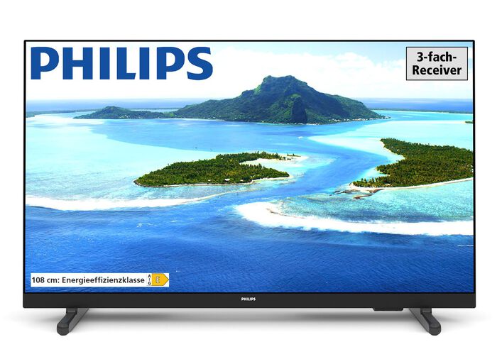 Philips HD-LED-Fernseher mit Pixel Plus HD SCHWARZ