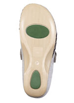 Mubb, klassische Damen-Hausschuhe, Weite H, mit herausnehmbarem Fussbett BEIGE