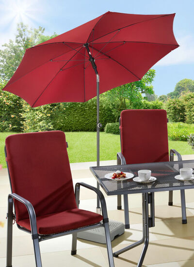 H&ouml;henverstellbarer Sonnenschirm mit UV-Schutz 50+ 