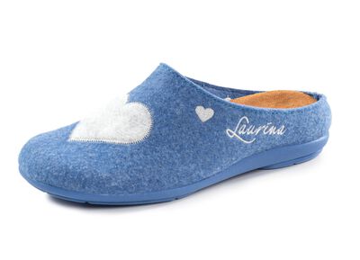 Laurina, klassische Damen-Hausschuhe, mit herausnehmbarem Fussbett 