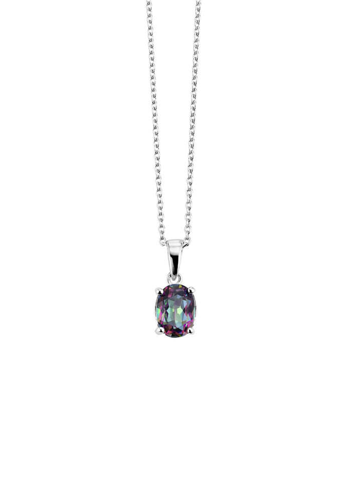 Anhänger mit Mystic-Feuertopas 