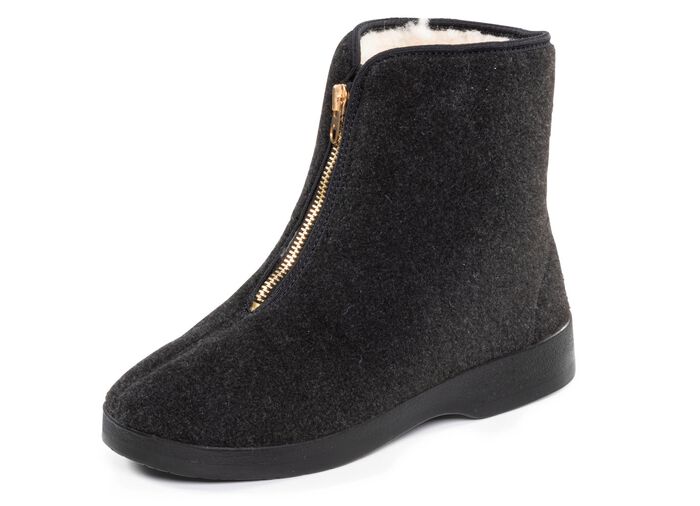 Haus-Stiefel mit praktischem Reissverschluss 